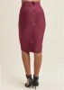 Midi Bandage Skirt - Wine sold by VENUS