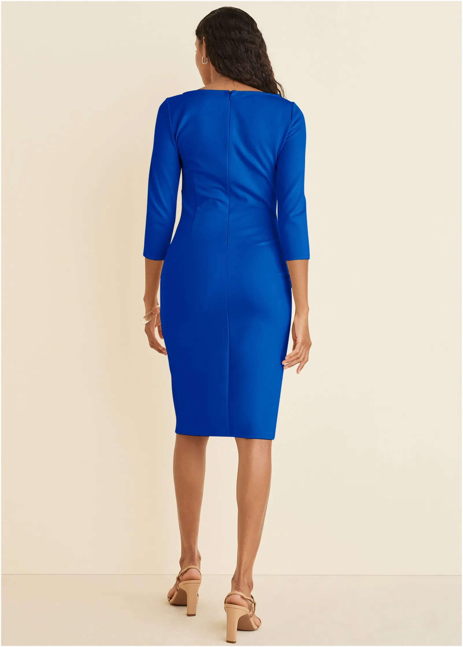 Ruched midi dress - Blue sold by VENUS product image thumbnail 2