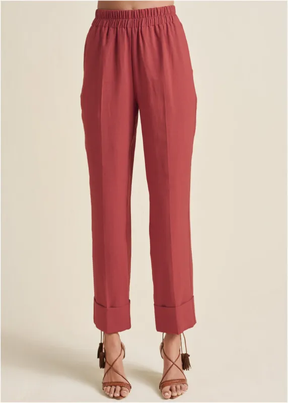Suit Pants - Rust sold by VENUS