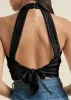 Sequin Halter Crop Top - Black sold by VENUS