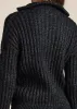 Quarter Zip Sweater - Black sold by VENUS