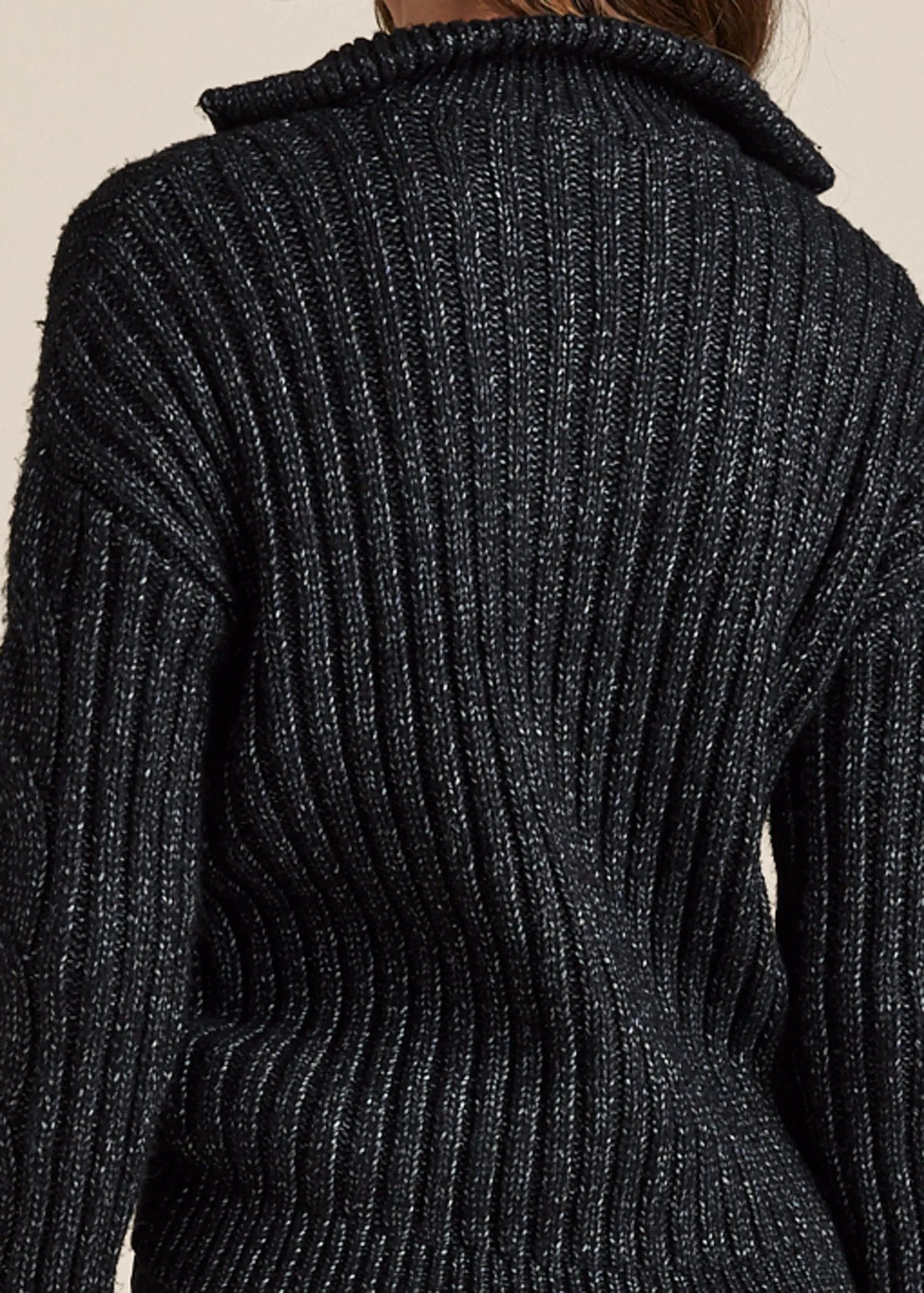 Quarter Zip Sweater - Black sold by VENUS product image thumbnail 4