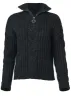 Quarter Zip Sweater - Black sold by VENUS