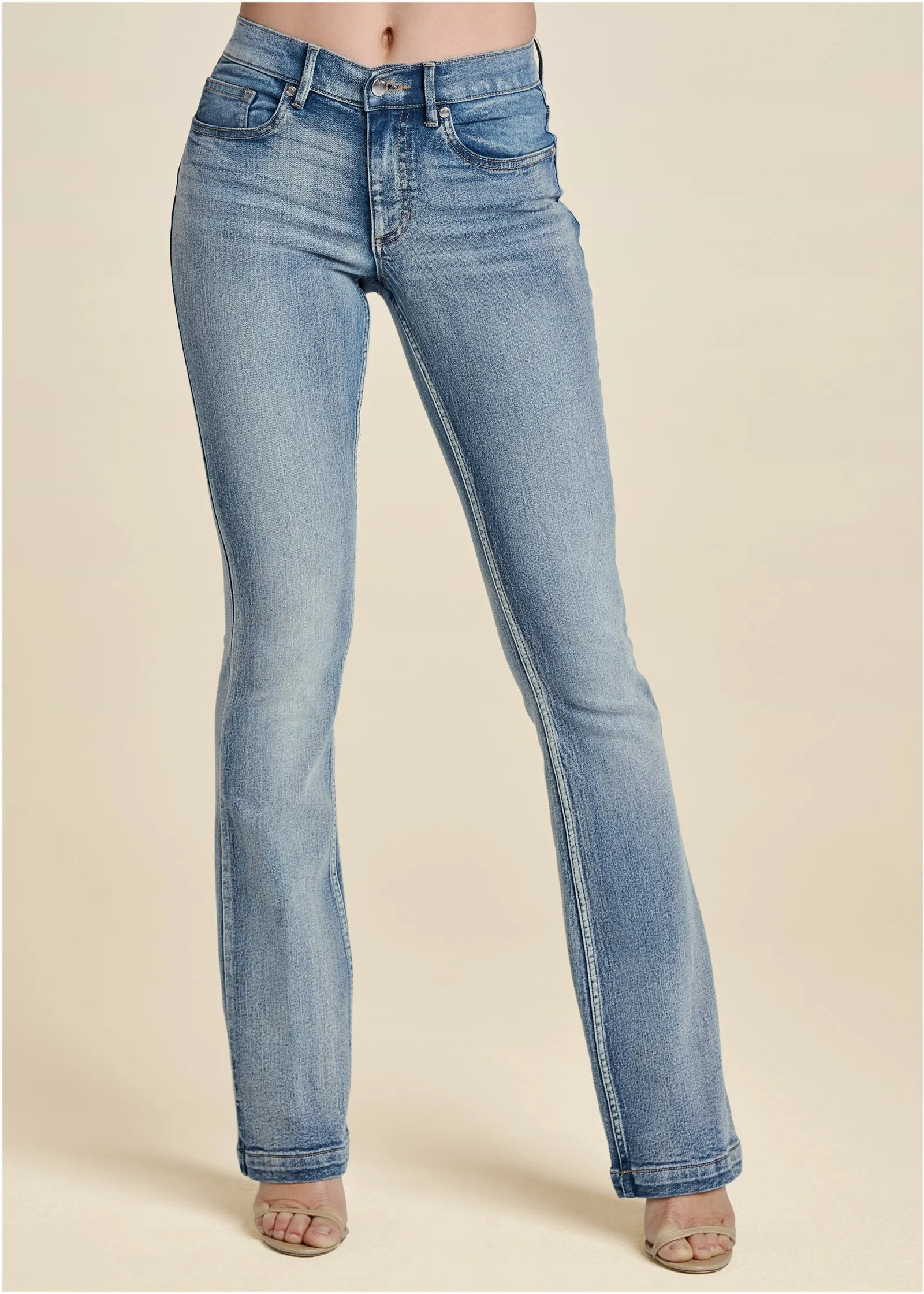 Halle Bootcut Jeans - Light Wash sold by VENUS
