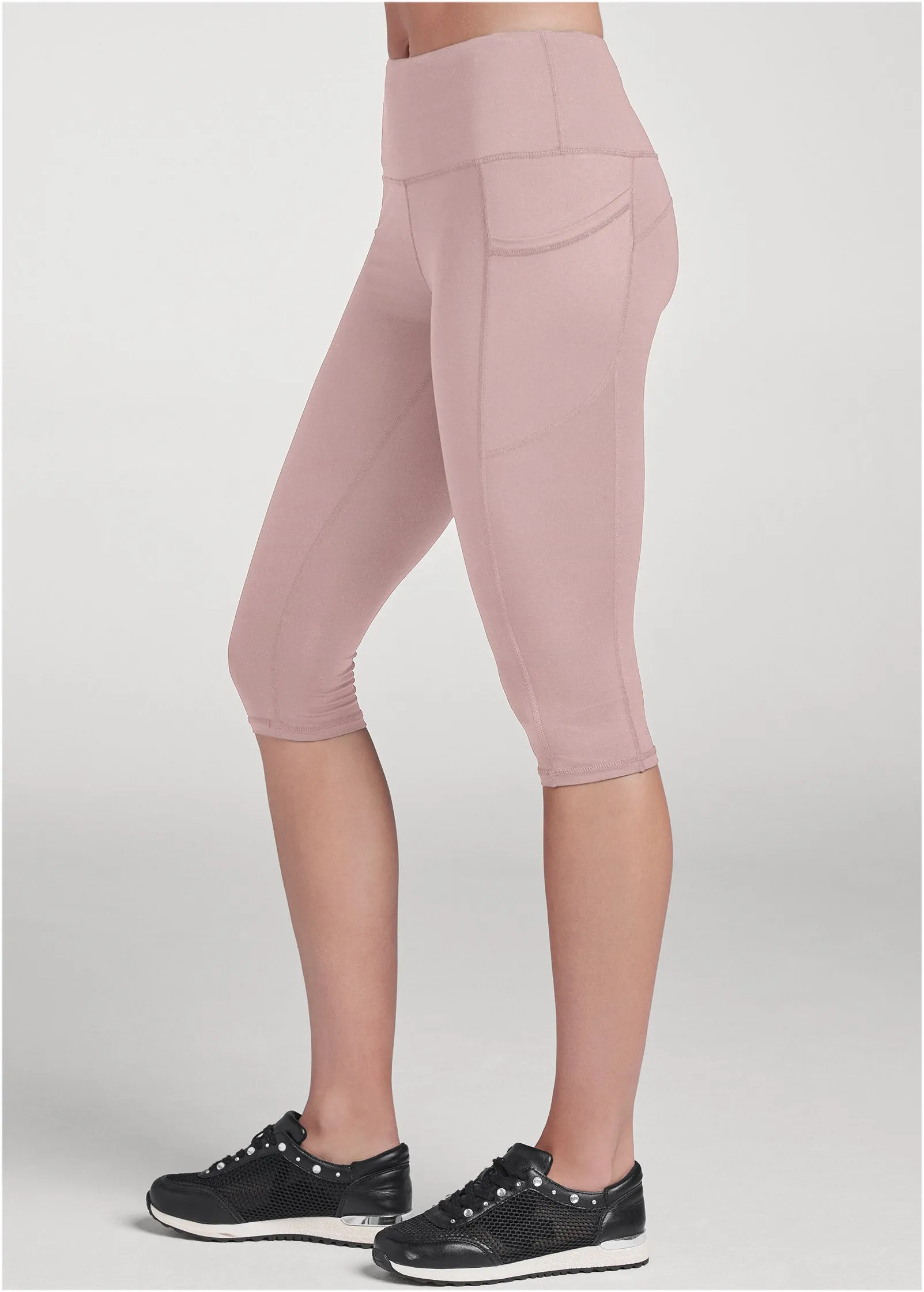 Pocket Capri Leggings - Tan sold by VENUS product image thumbnail 3