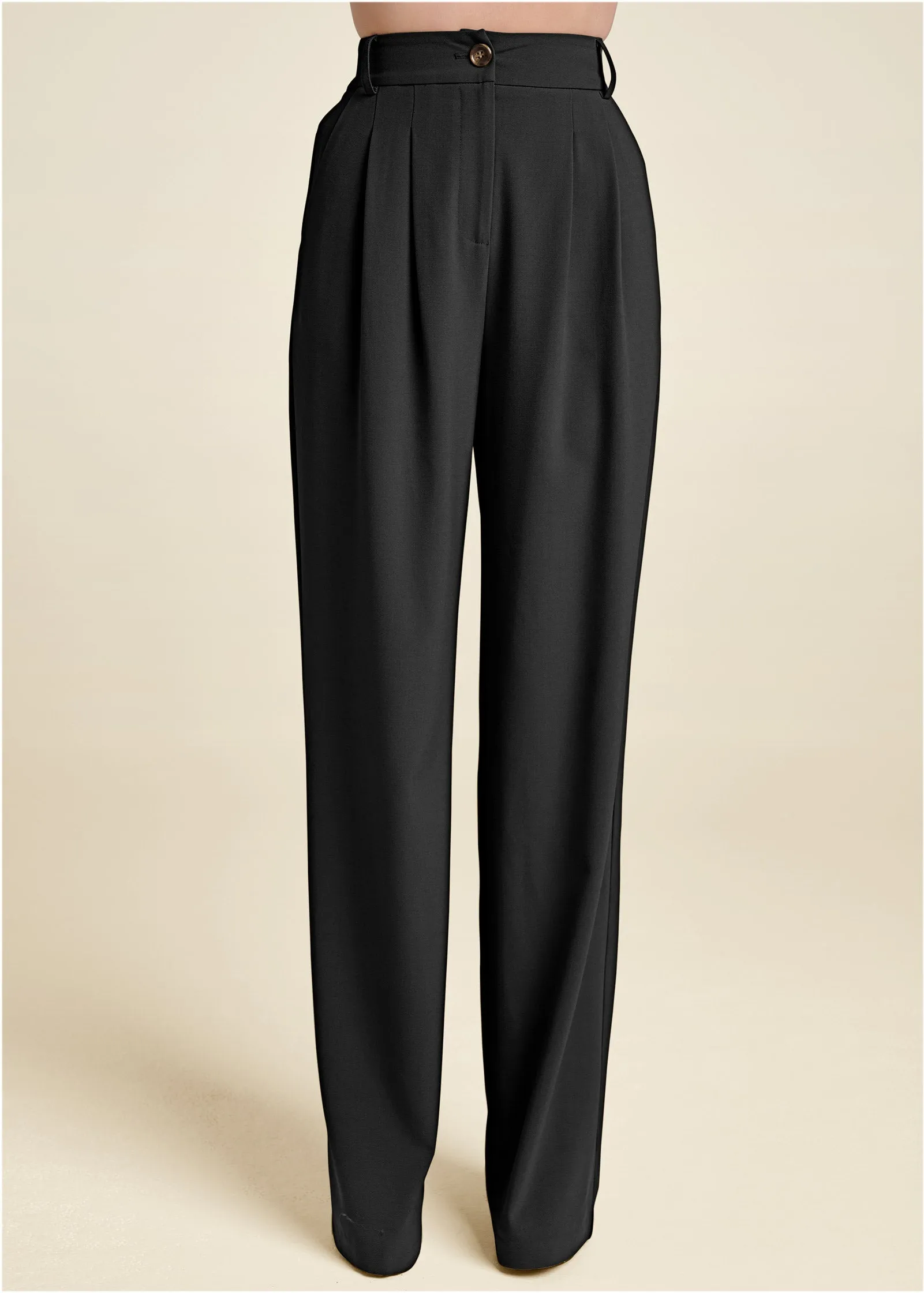Suiting Trouser Pants - Black sold by VENUS