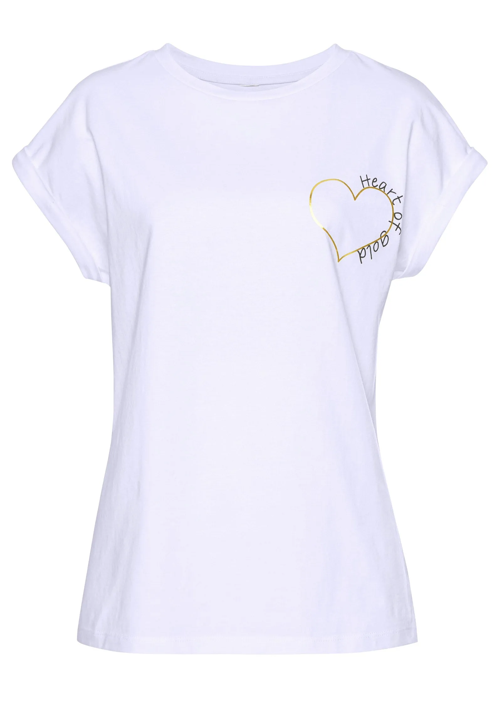 Heart Of Gold Graphic Tee - White sold by VENUS product image thumbnail 2