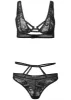 Gold Studded Bra & Panty - Black sold by VENUS
