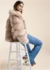 Luxe Tiered Faux Fur Coat - Light Brown sold by VENUS