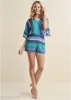 Mixed Print Romper - Green Multi sold by VENUS