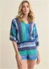 Mixed Print Romper - Green Multi sold by VENUS