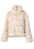 Luxe Tiered Faux Fur Coat - Light Brown sold by VENUS