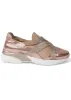 Glitter Wedge Sneakers  - Rose Gold sold by VENUS