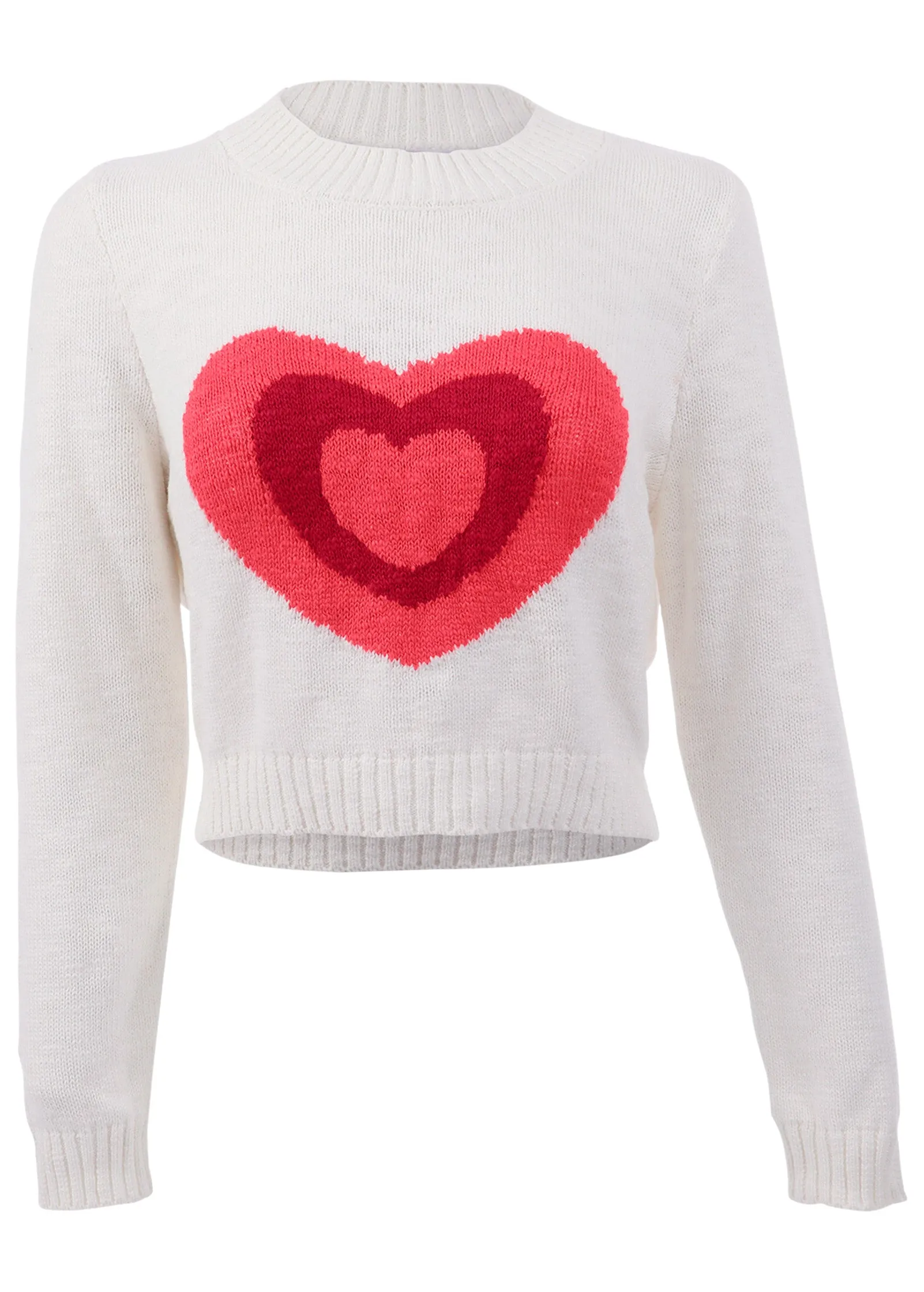 Slub Crew Neck Sweater - White Multi sold by VENUS product image thumbnail 4