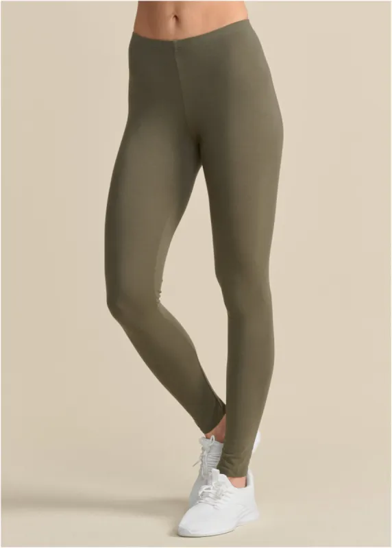 Basic Leggings - Olive sold by VENUS