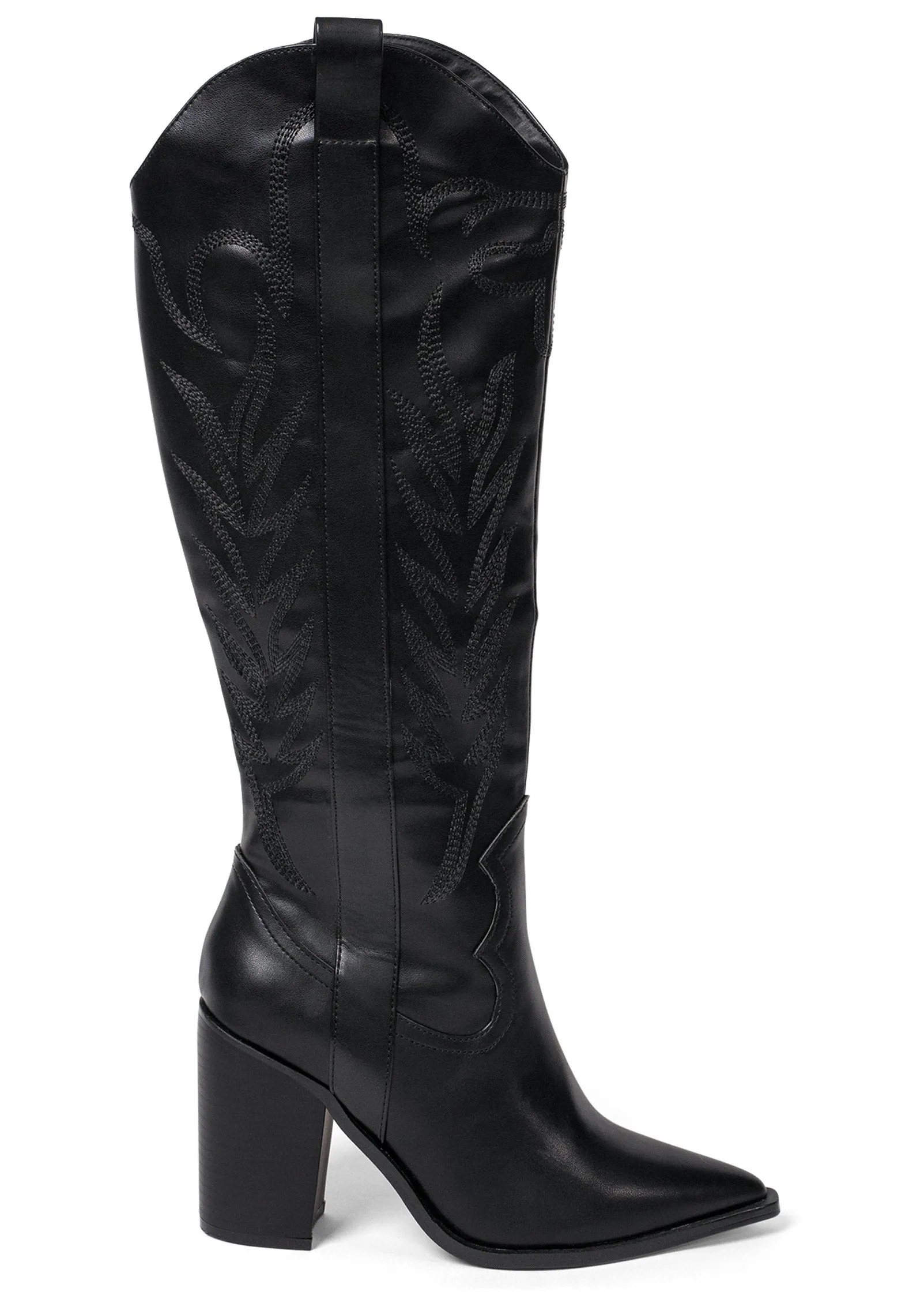 Slip-On Cowgirl Boots - Black sold by VENUS product image thumbnail 2