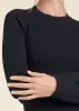 Twisted Cutout Back Detail Sweater - Black sold by VENUS
