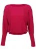 Bling Cold-Shoulder Blouse - Barberry sold by VENUS