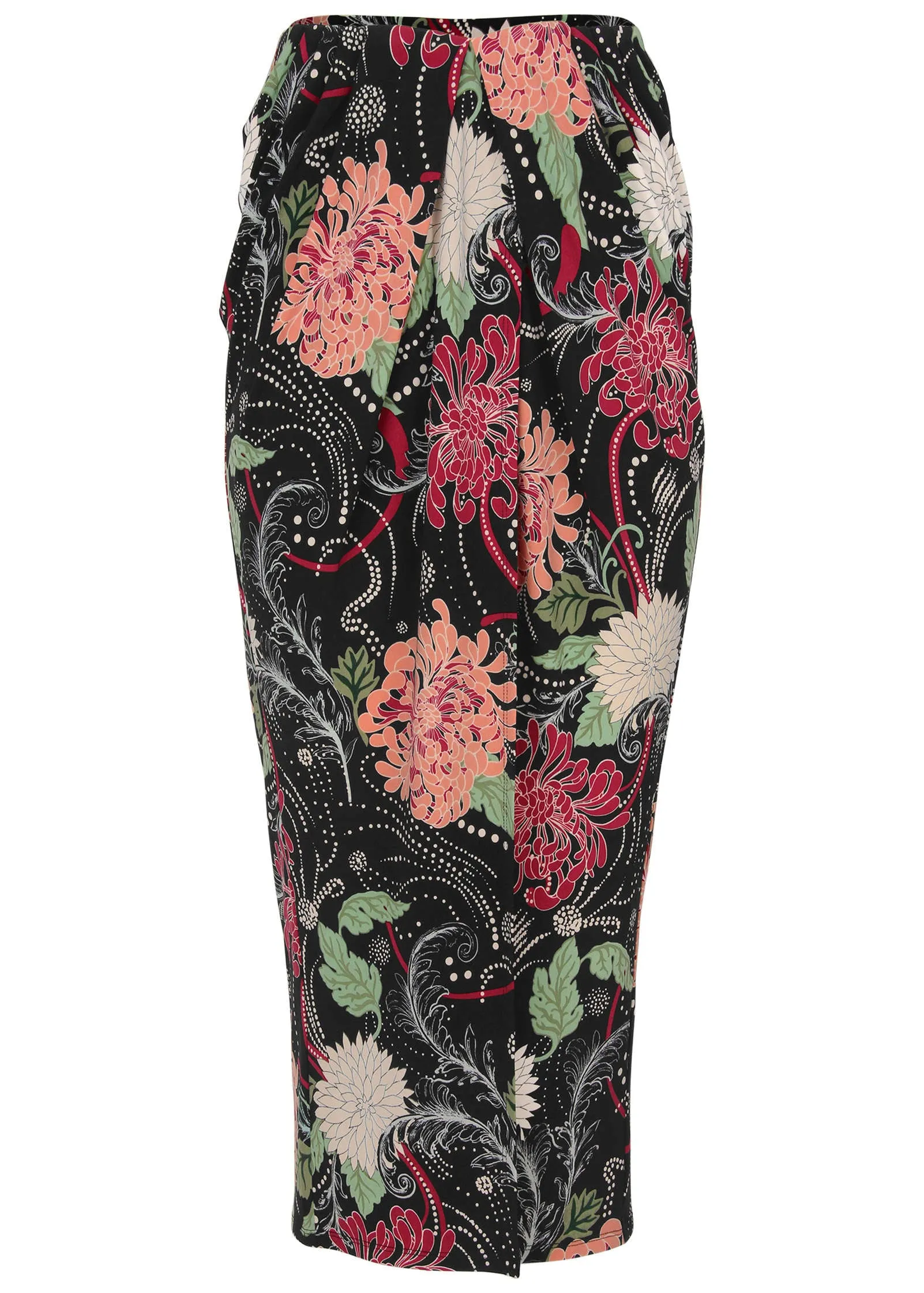 Stretch Knit Wrap Skirt - Whimsical Mums sold by VENUS product image thumbnail 4