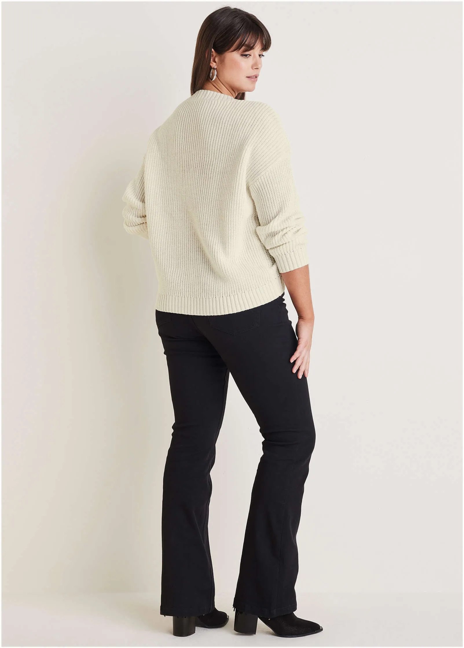 Cable Knit Sweater - Off White sold by VENUS product image thumbnail 2