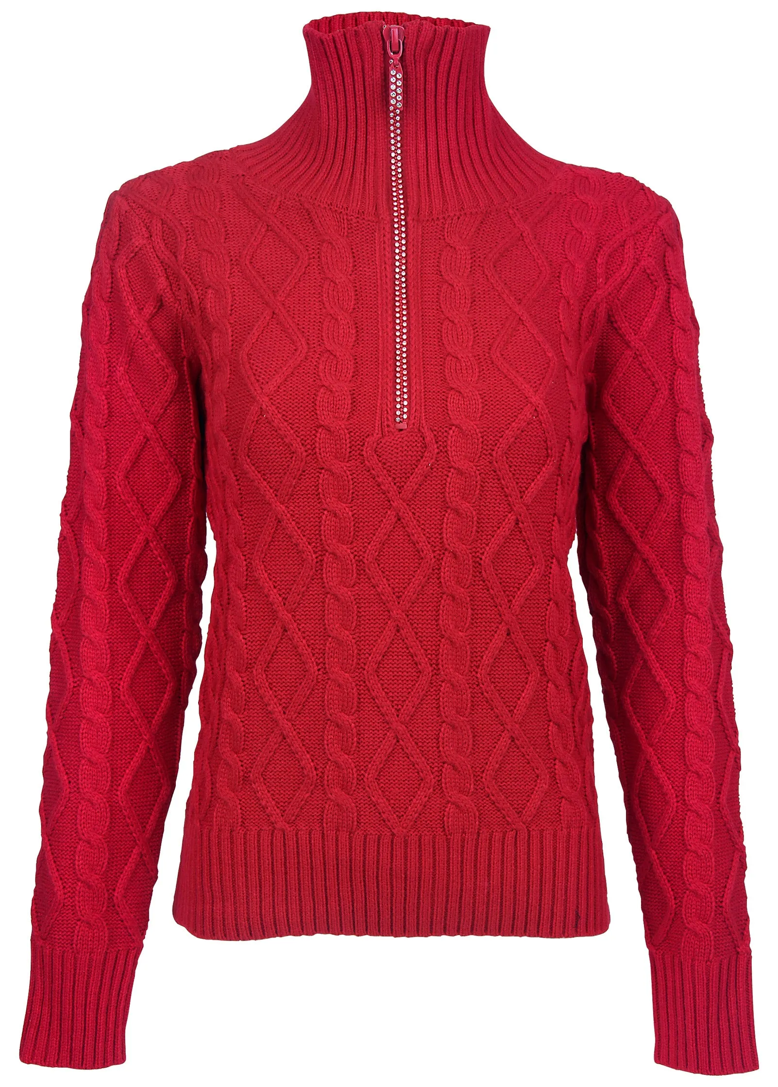 Zip Pullover - Equestrian Red sold by VENUS product image thumbnail 4