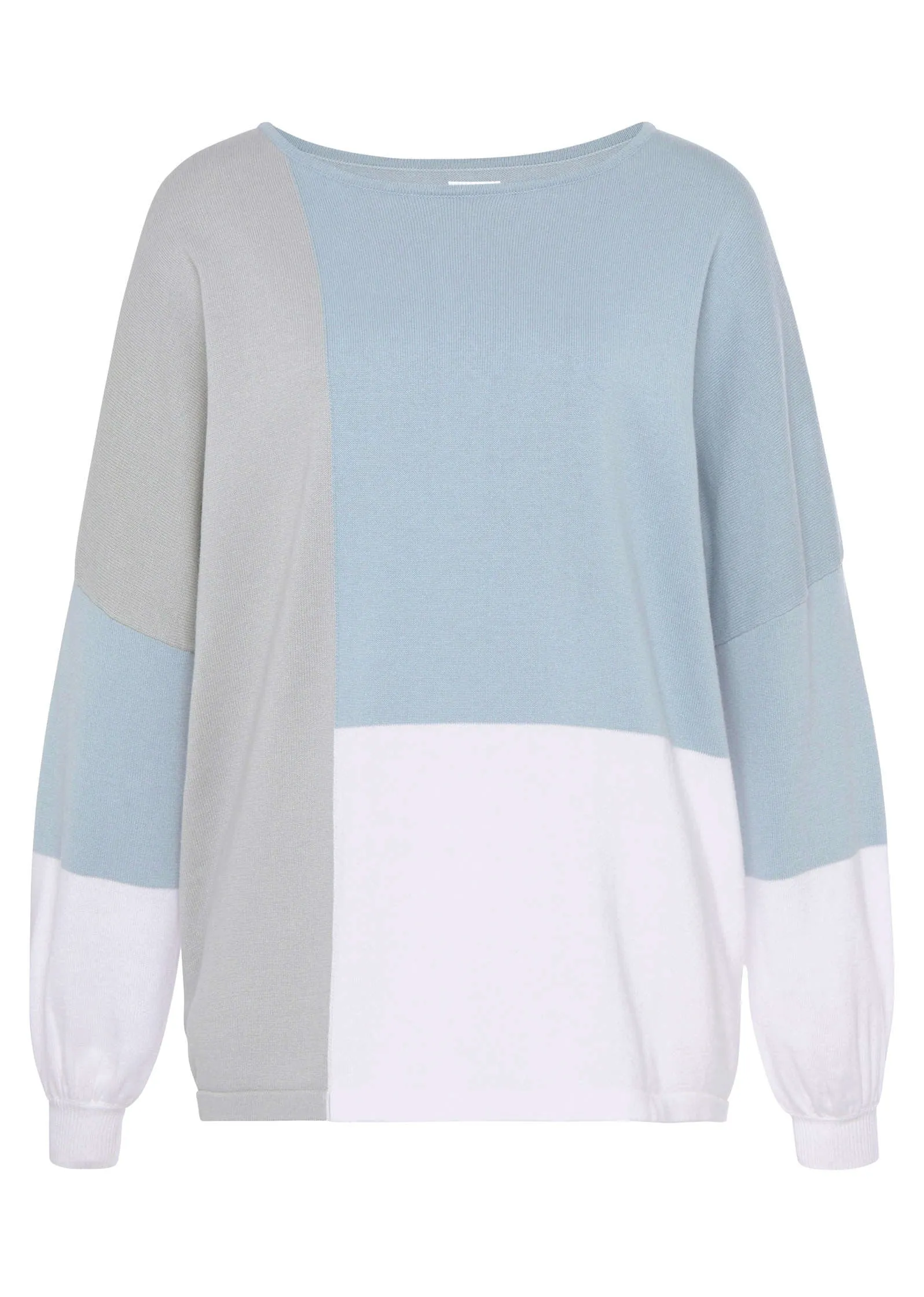 Colorblock Sweater - White & Blue sold by VENUS product image thumbnail 2