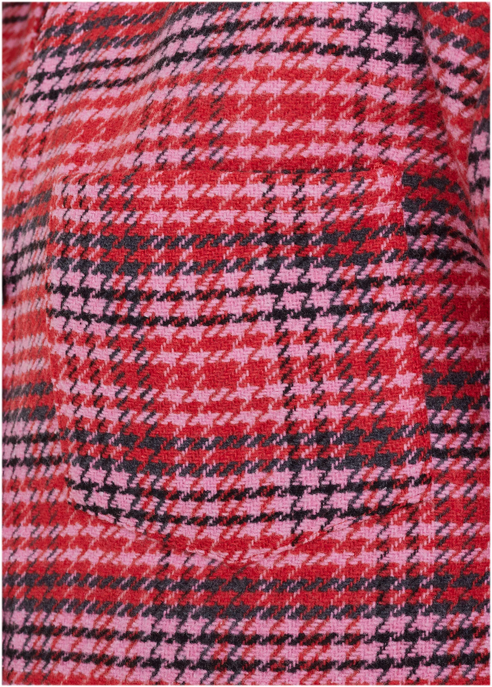 Plaid Shacket - Red Multi sold by VENUS product image thumbnail 3