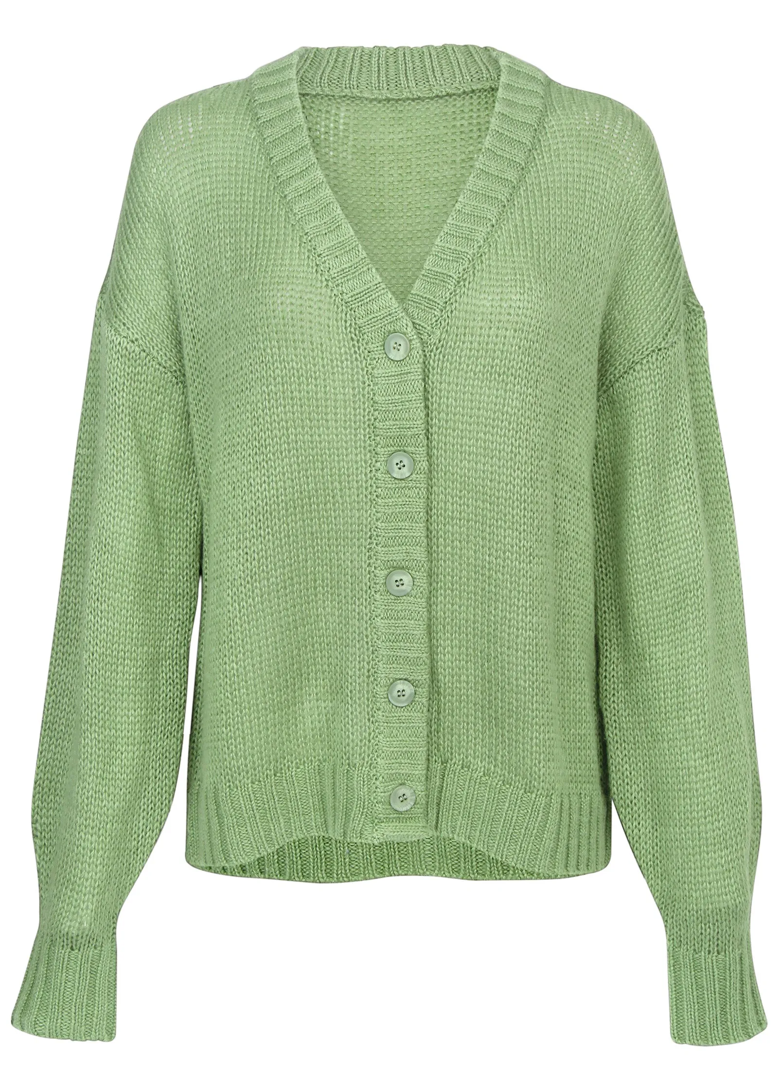 Light Weight Cardigan - Basil sold by VENUS product image thumbnail 3