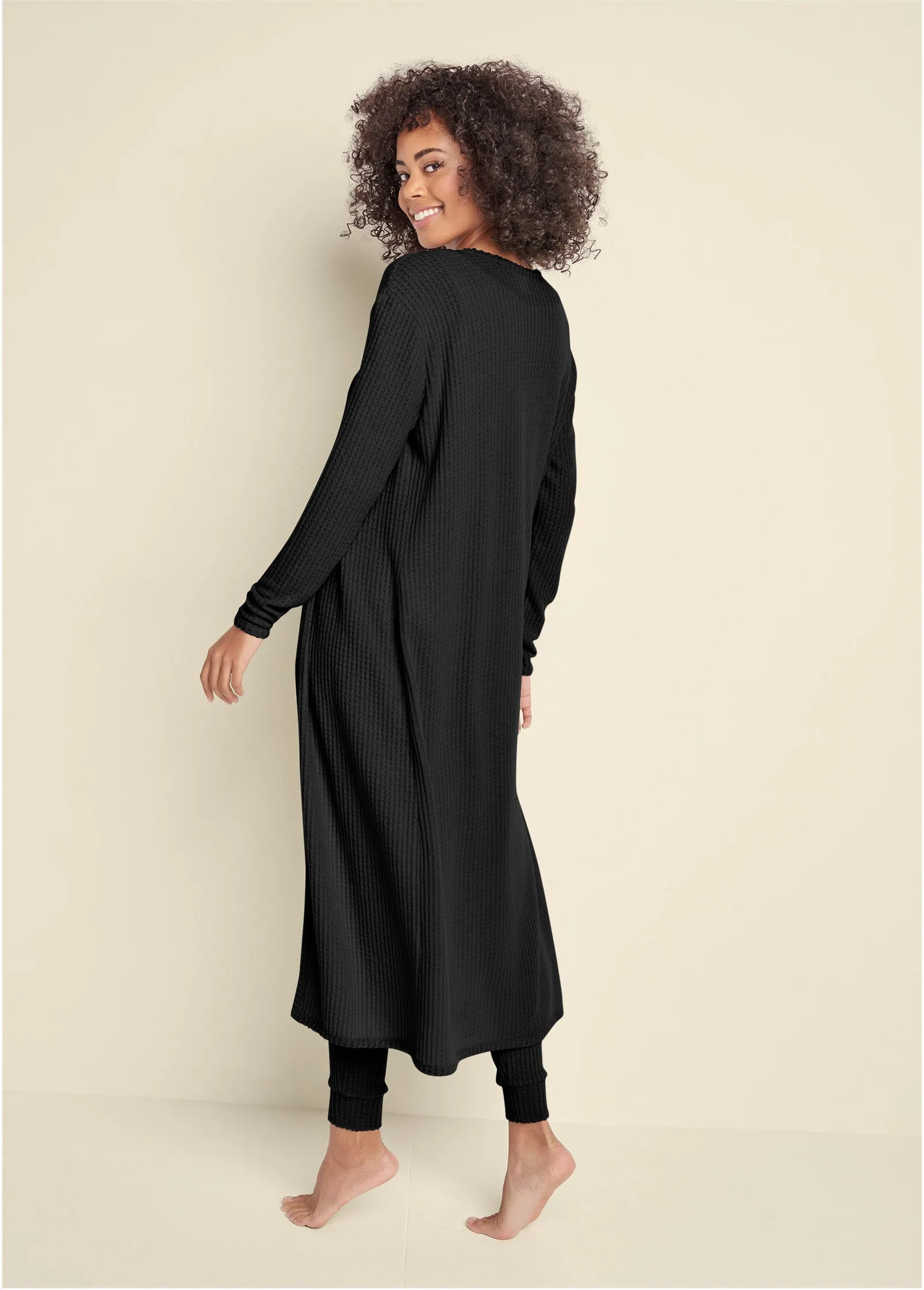 Cozy Waffle 3-Piece Set - Black sold by VENUS product image thumbnail 2