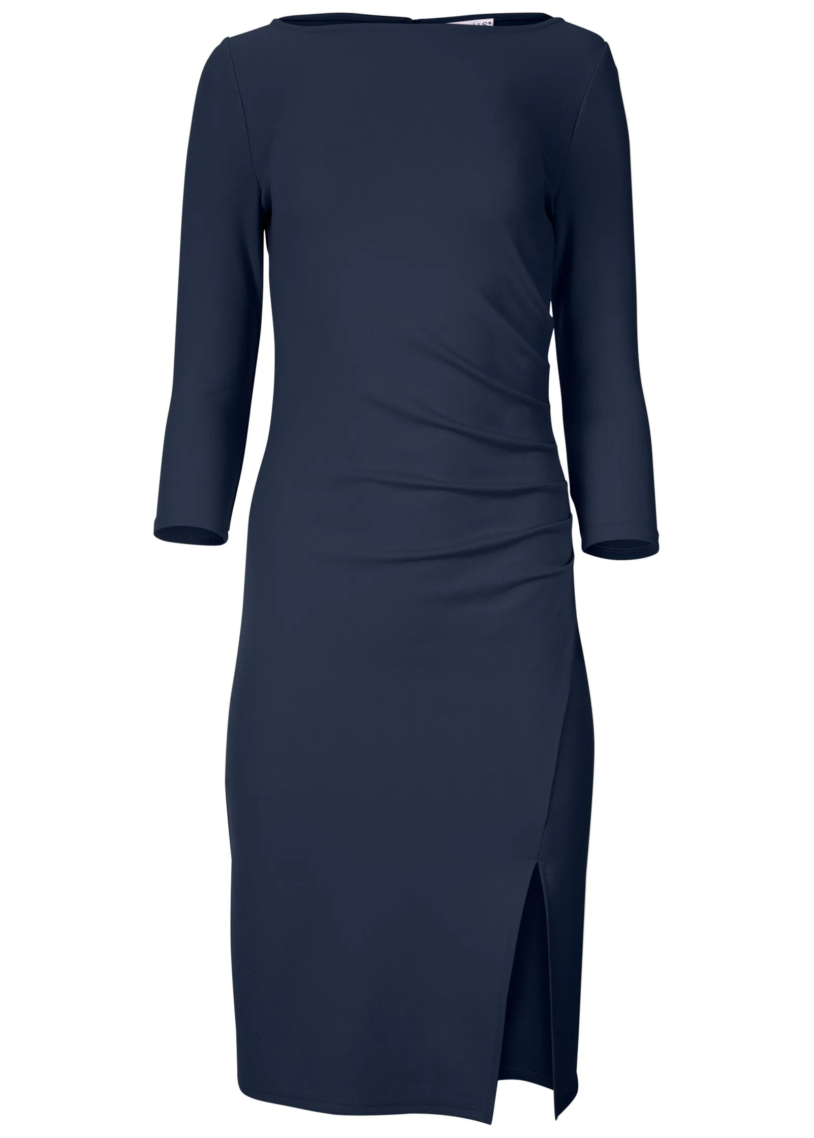 Ponte Ruched Dress - Navy sold by VENUS product image thumbnail 3