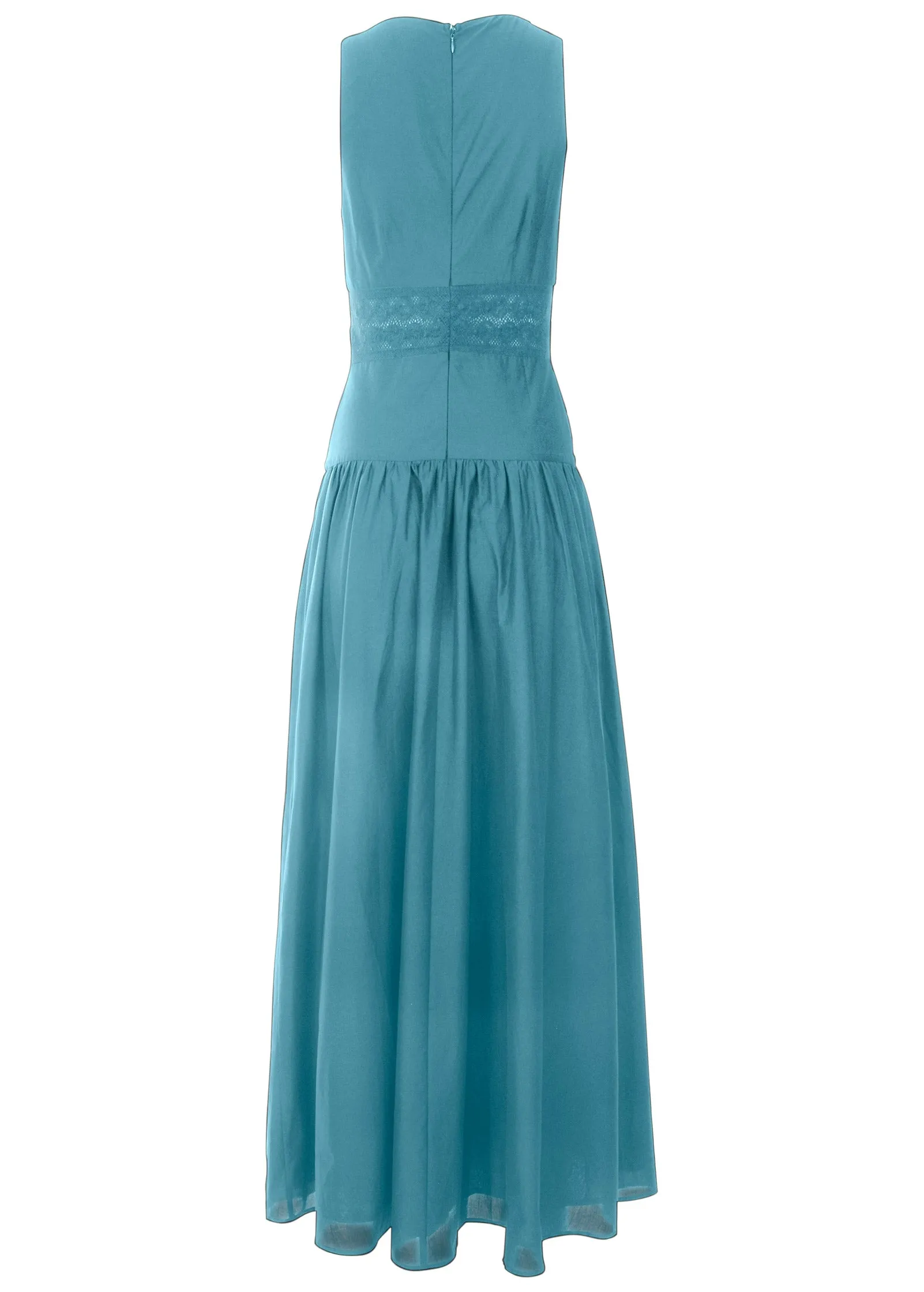 Lace Detail Drop Waist Maxi - Blue sold by VENUS product image thumbnail 5