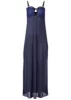 Lace detail slip - Navy sold by VENUS