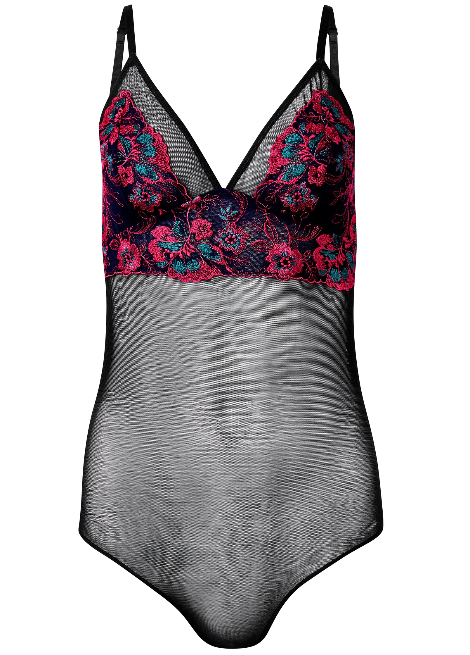 Embroidered mesh teddy - Floral Paradise sold by VENUS product image thumbnail 5