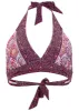 Triangle Halter Top - Royal Mosaic sold by VENUS