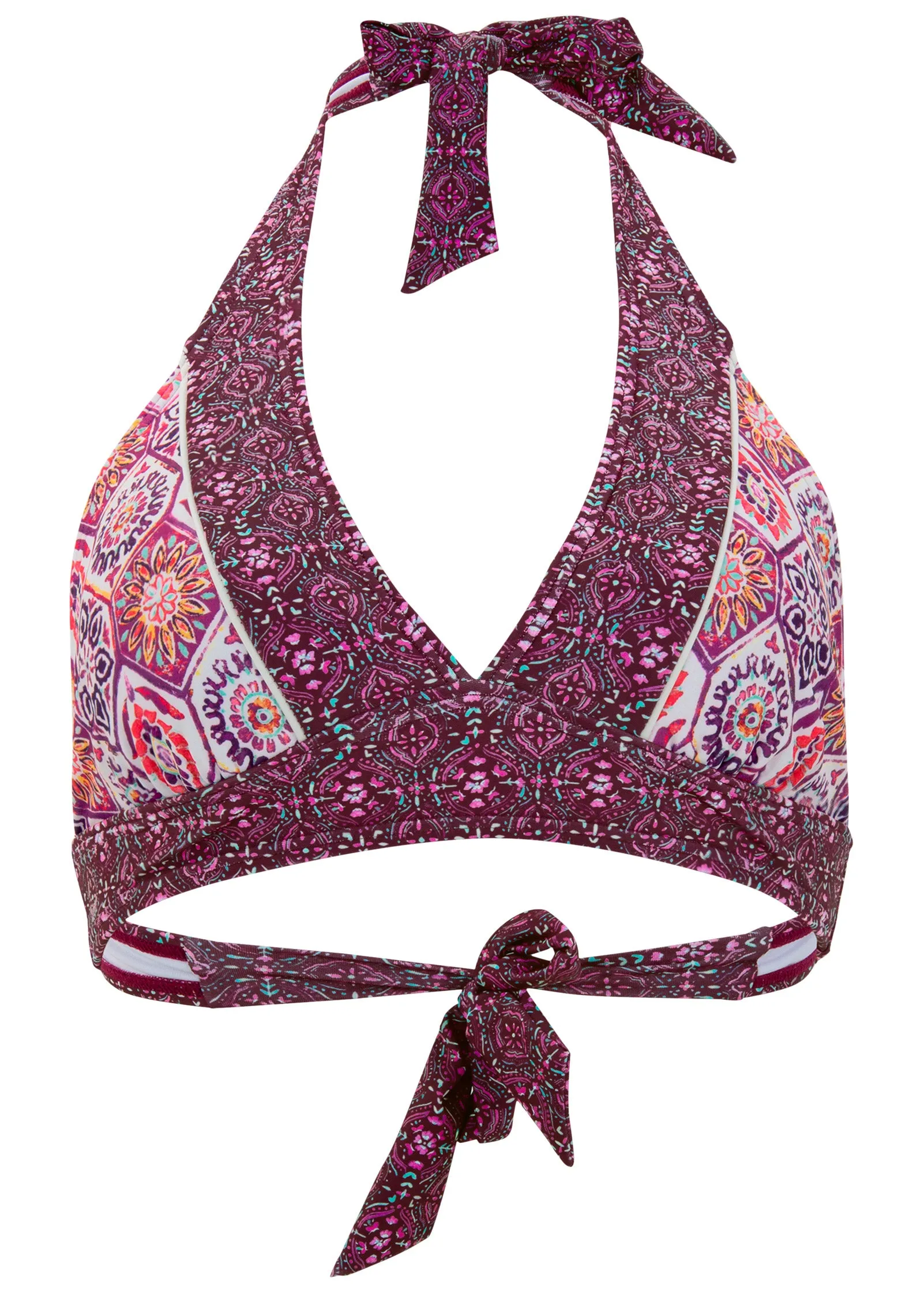 Triangle Halter Top - Royal Mosaic sold by VENUS product image thumbnail 3
