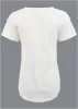 Cotton Slub V-Neck Tee - Off White sold by VENUS