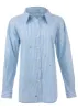 Embellished Collared Shirt - Blue Whisper Stripe sold by VENUS
