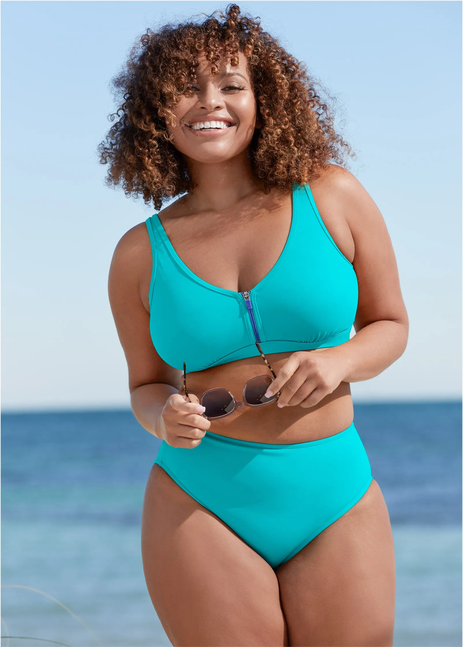 Maui Bikini Bottom - Aqua Reef sold by VENUS product image thumbnail 4
