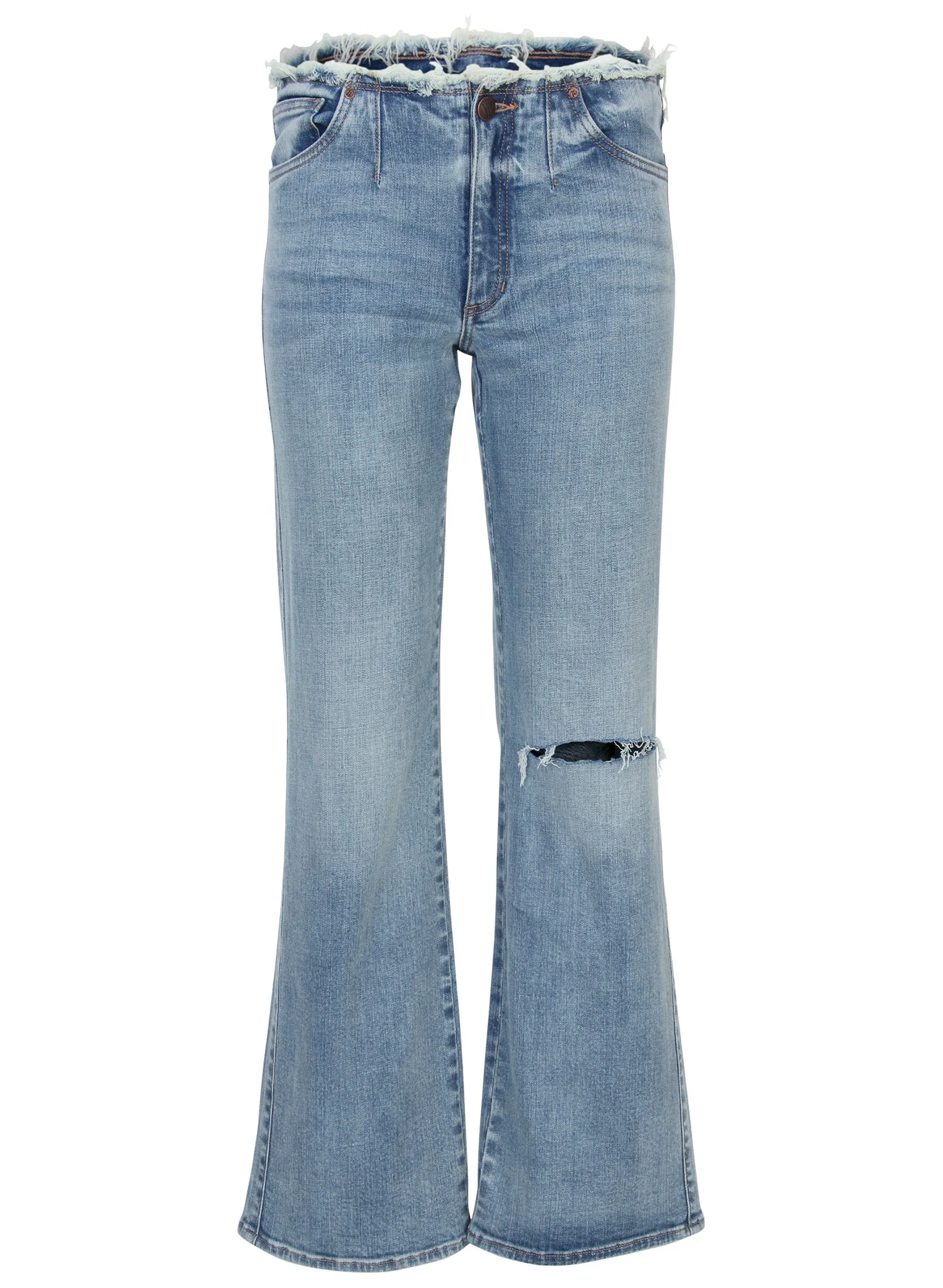 Raw Edge Jeans - Light Wash sold by VENUS product image thumbnail 5