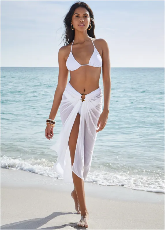 Sarong - Pearl White sold by VENUS