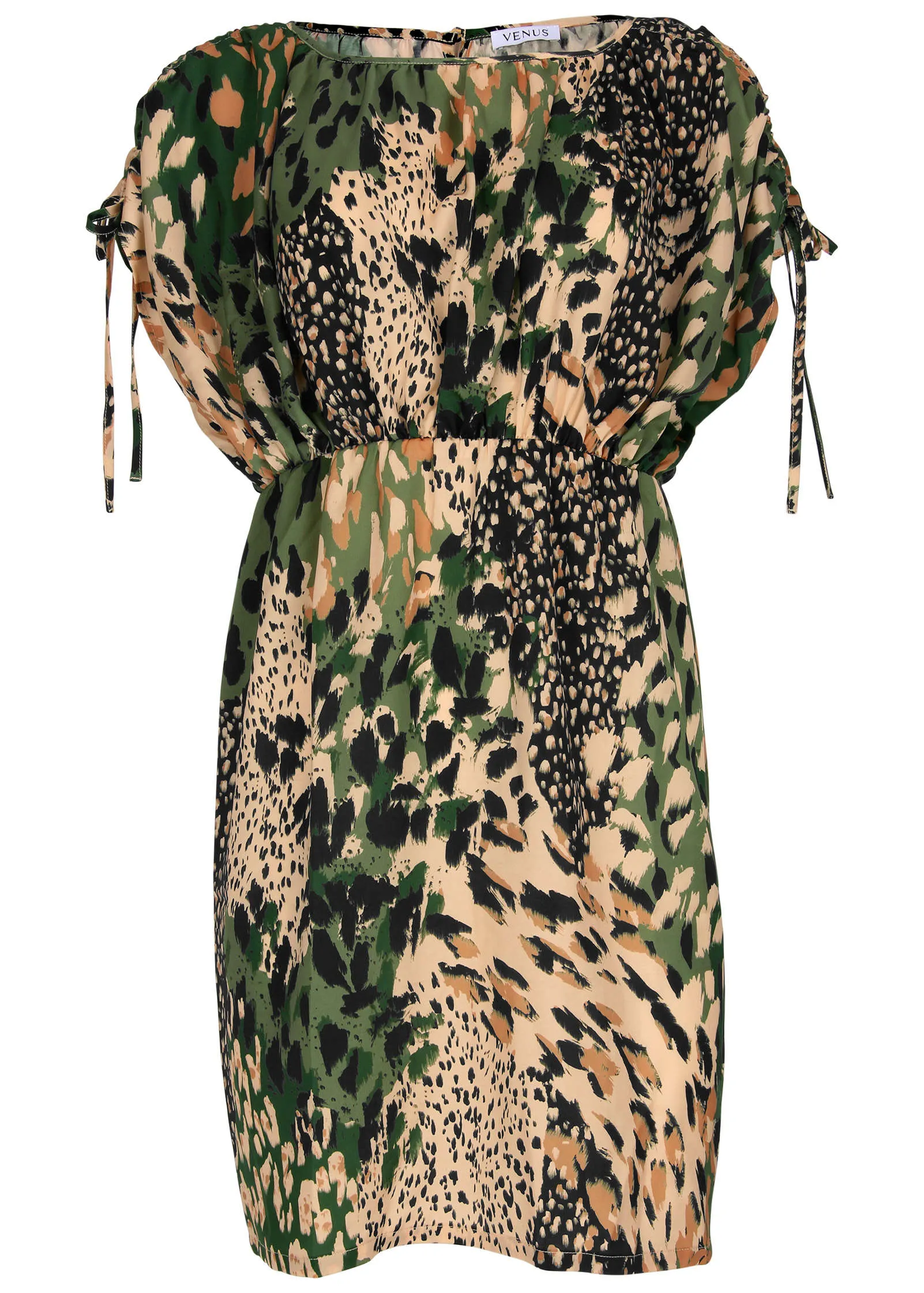 Boatneck Mini Dress - Brushed Animal sold by VENUS product image thumbnail 5