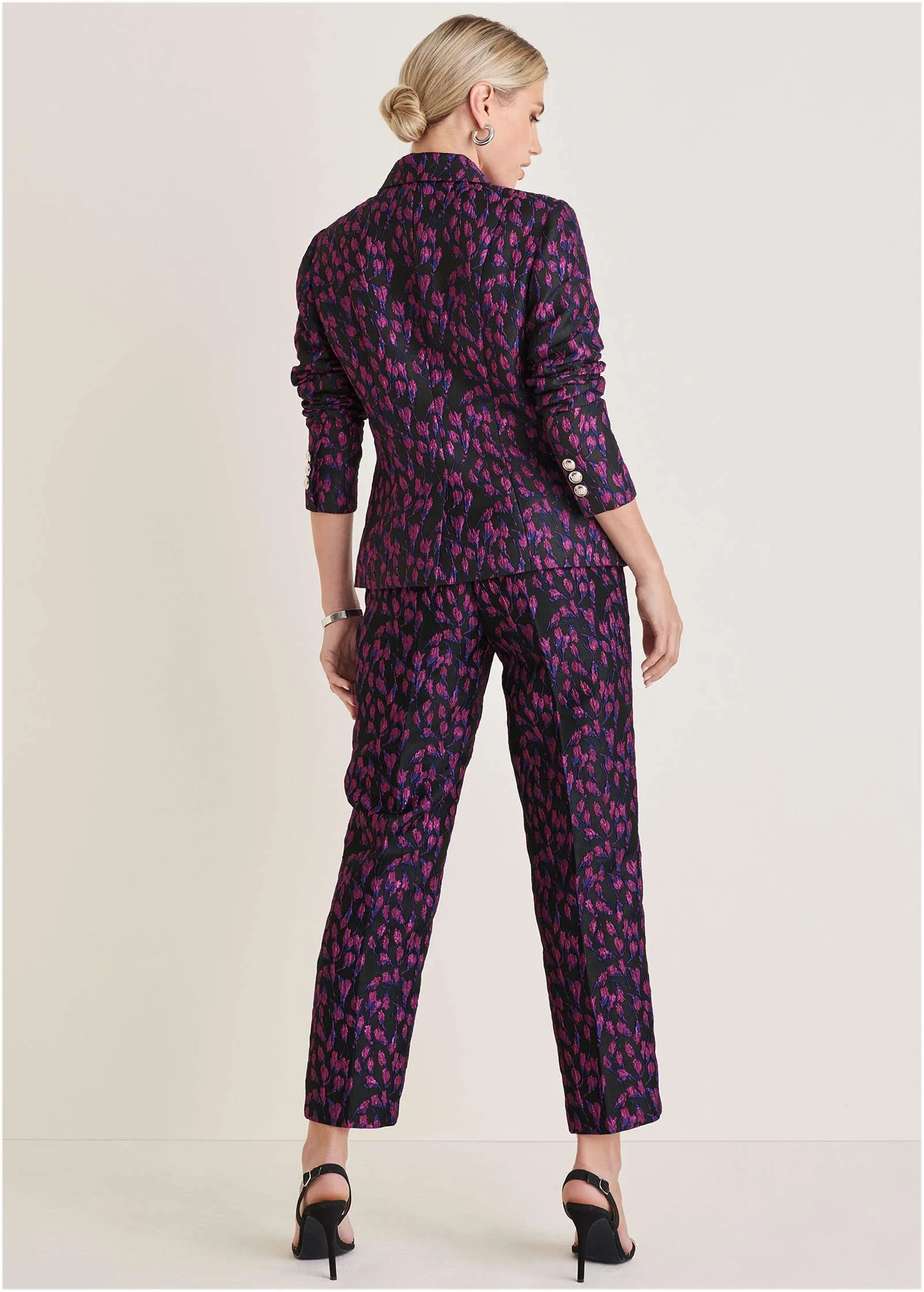 Jacquard Blazer - Blue Multi sold by VENUS product image thumbnail 2