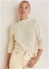 Mock Neck Knit Sweater  - Off White sold by VENUS