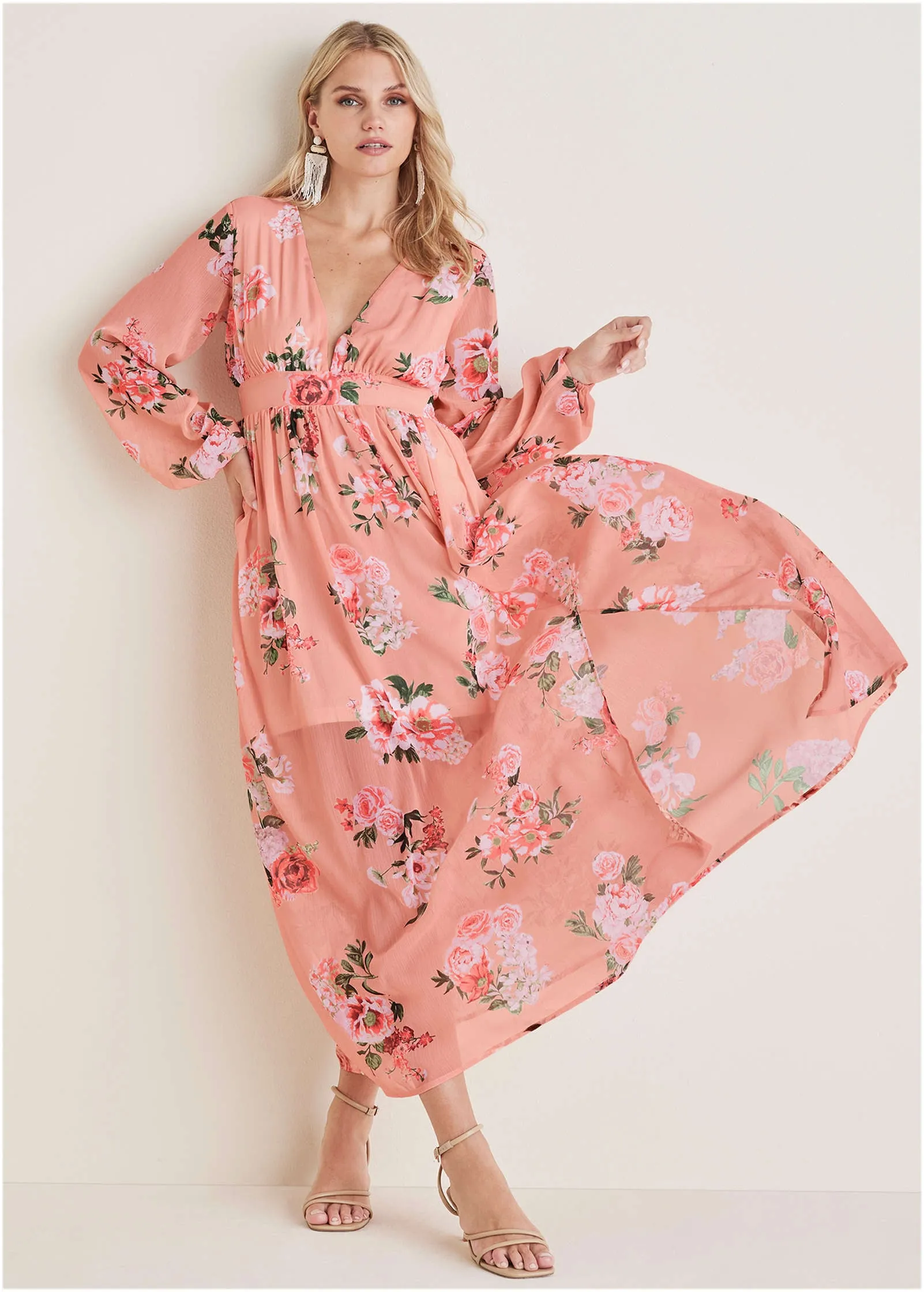 Floral Maxi Dress - Prairie Floral sold by VENUS product image thumbnail 4