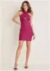 Cross Neck Bandage Mini Dress - Vivacious sold by VENUS