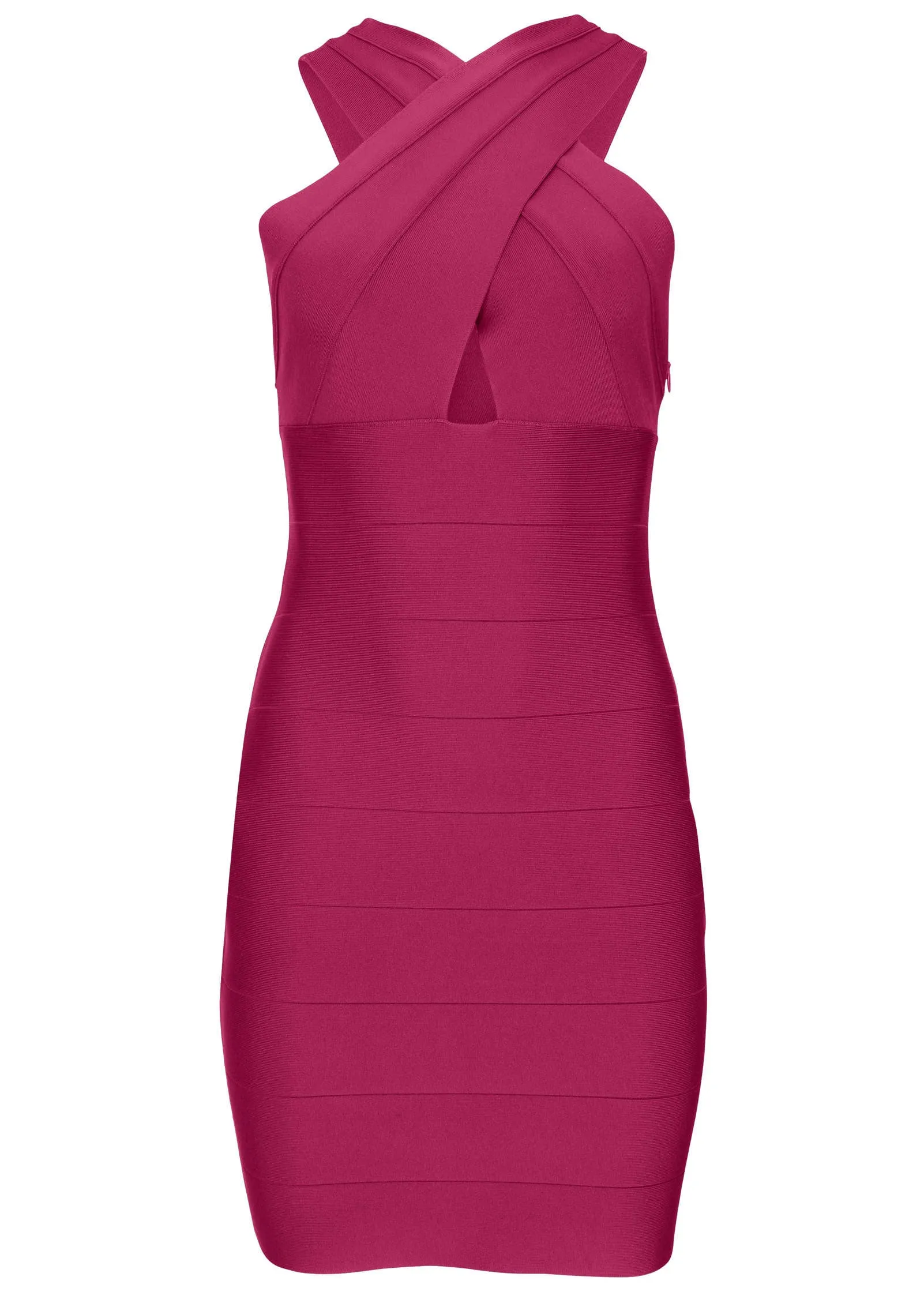 Cross Neck Bandage Mini Dress - Vivacious sold by VENUS product image thumbnail 4
