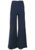 Smoothing Ponte Wide-Leg Pants - Navy sold by VENUS