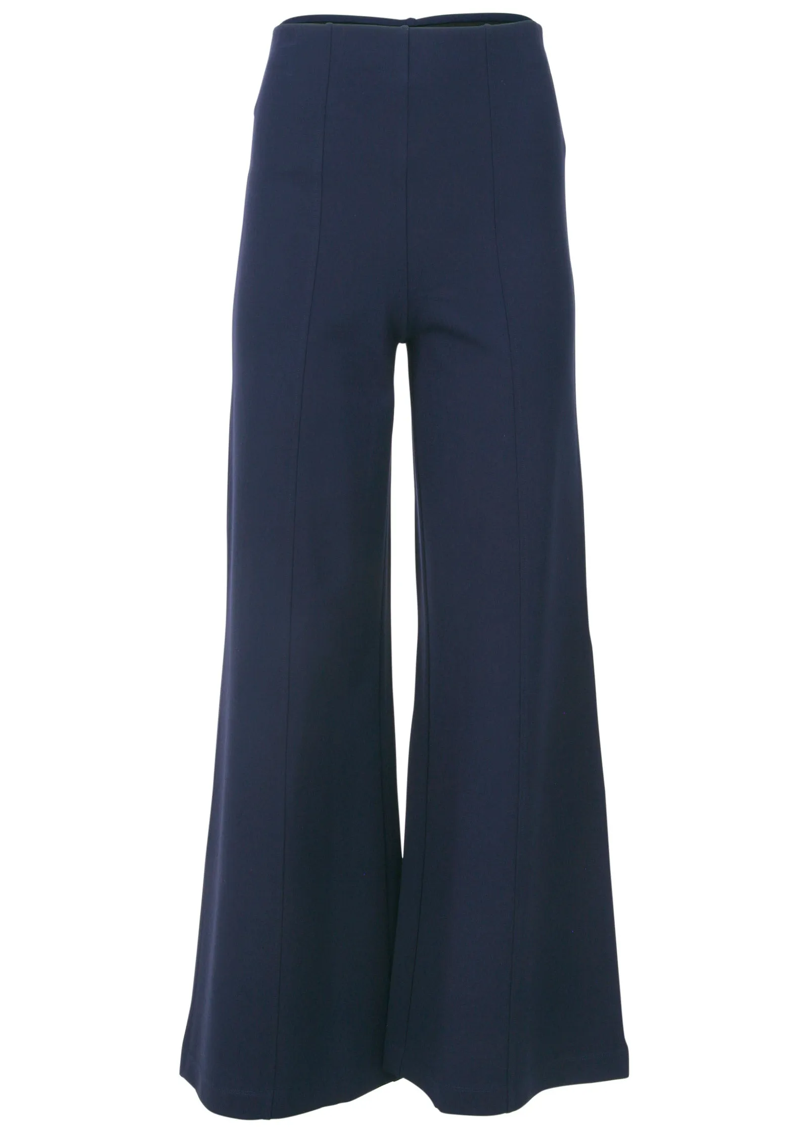 Smoothing Ponte Wide-Leg Pants - Navy sold by VENUS product image thumbnail 5