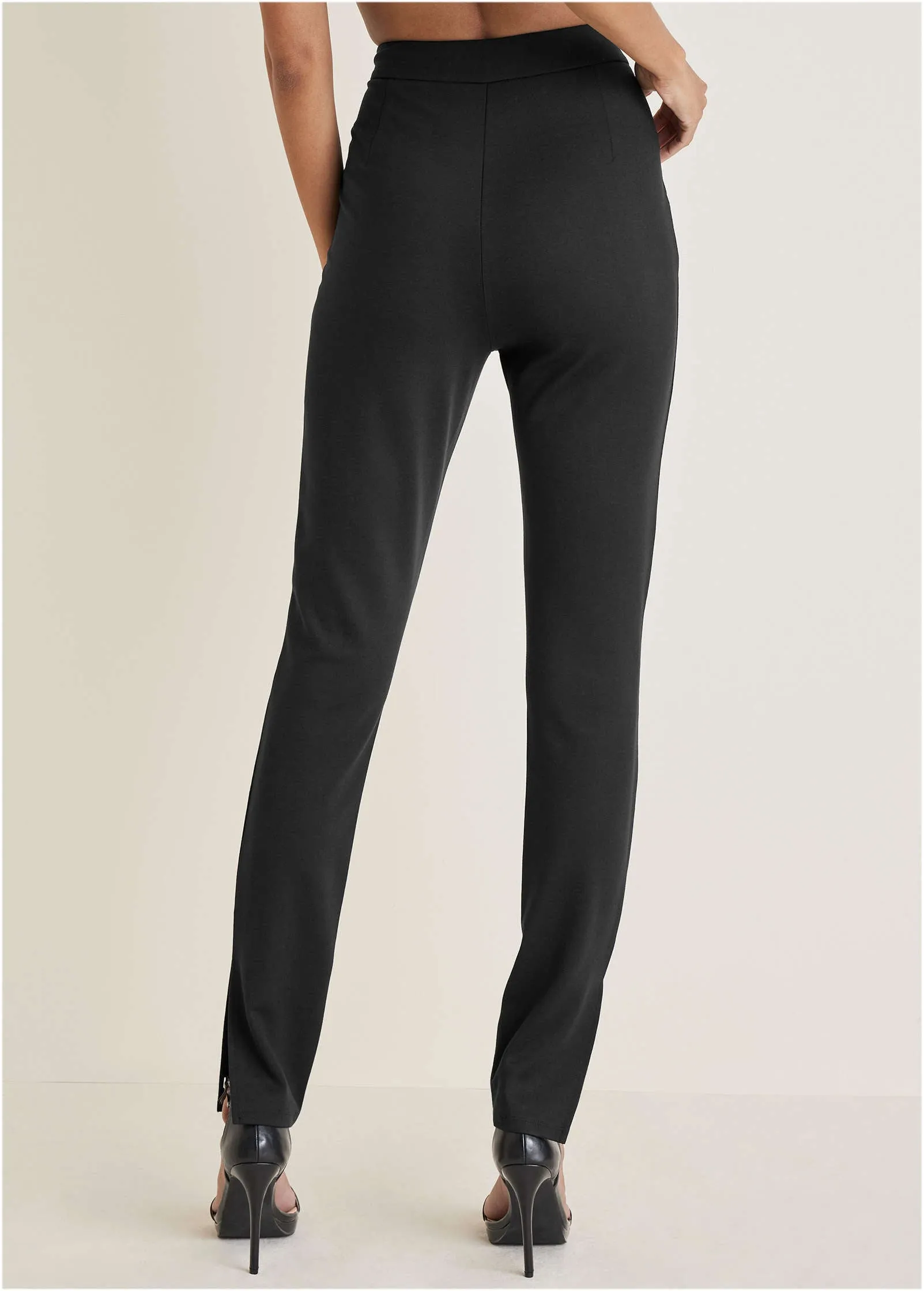 Smoothing Ponte Skinny Pants - Black sold by VENUS product image thumbnail 3