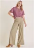 Corduroy Wide Leg Pants - Oxford Tan sold by VENUS